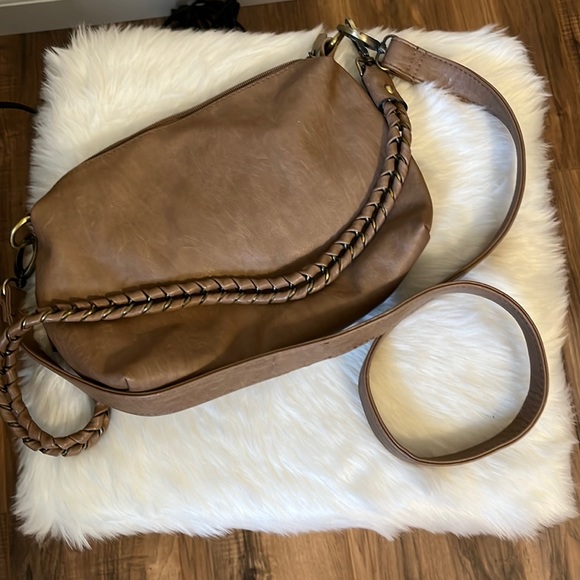 Handbags - Tan Multi-strap Crossbody Purse 🚨free gift inc🚨